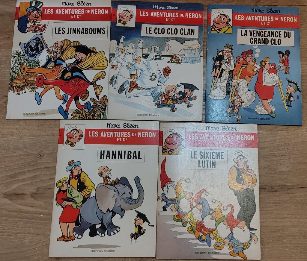 lot bd les aventures de Neron et cie de 50 à 57, Livres, Enlèvement ou Envoi, Utilisé