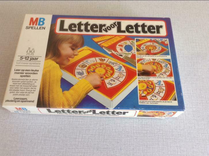 Letter voor letter (MB spel)van 5 tot 12 jaar, Ophalen, Zo goed als nieuw, Taal en Lezen