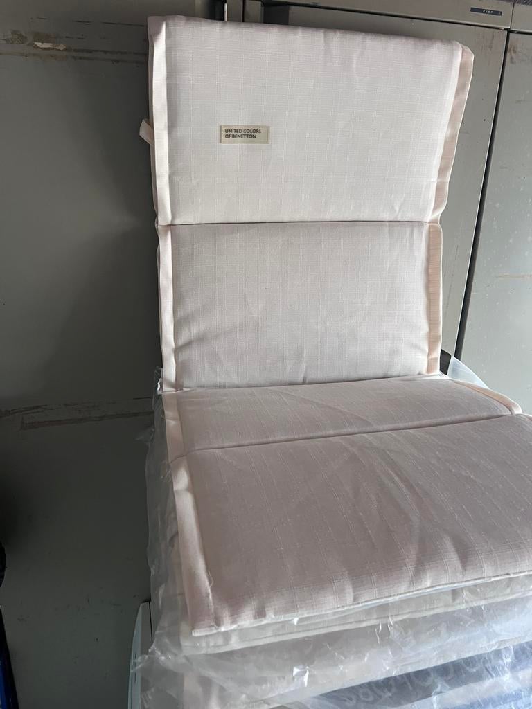 8 kussens voor tuinstoelen - Benetton, Enlèvement, Comme neuf