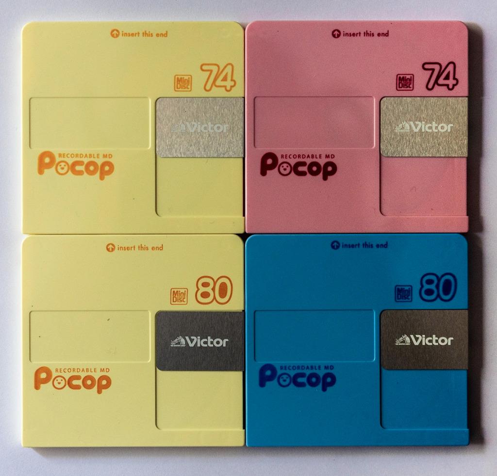 Minidisc Victor Pocop jaune 74/80 min - Import Japon - Rare, Envoi, Lecteur MiniDisc