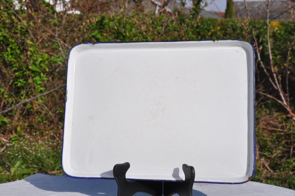 plat rectangulaire tole emaillée (2), Enlèvement ou Envoi
