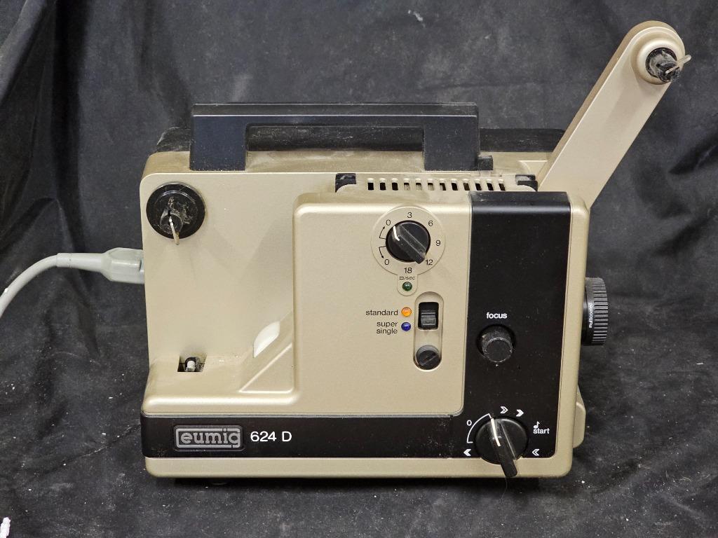 EUMIG 624D Super 8 Standaard 8 Cine Filmfilmprojector, Ophalen