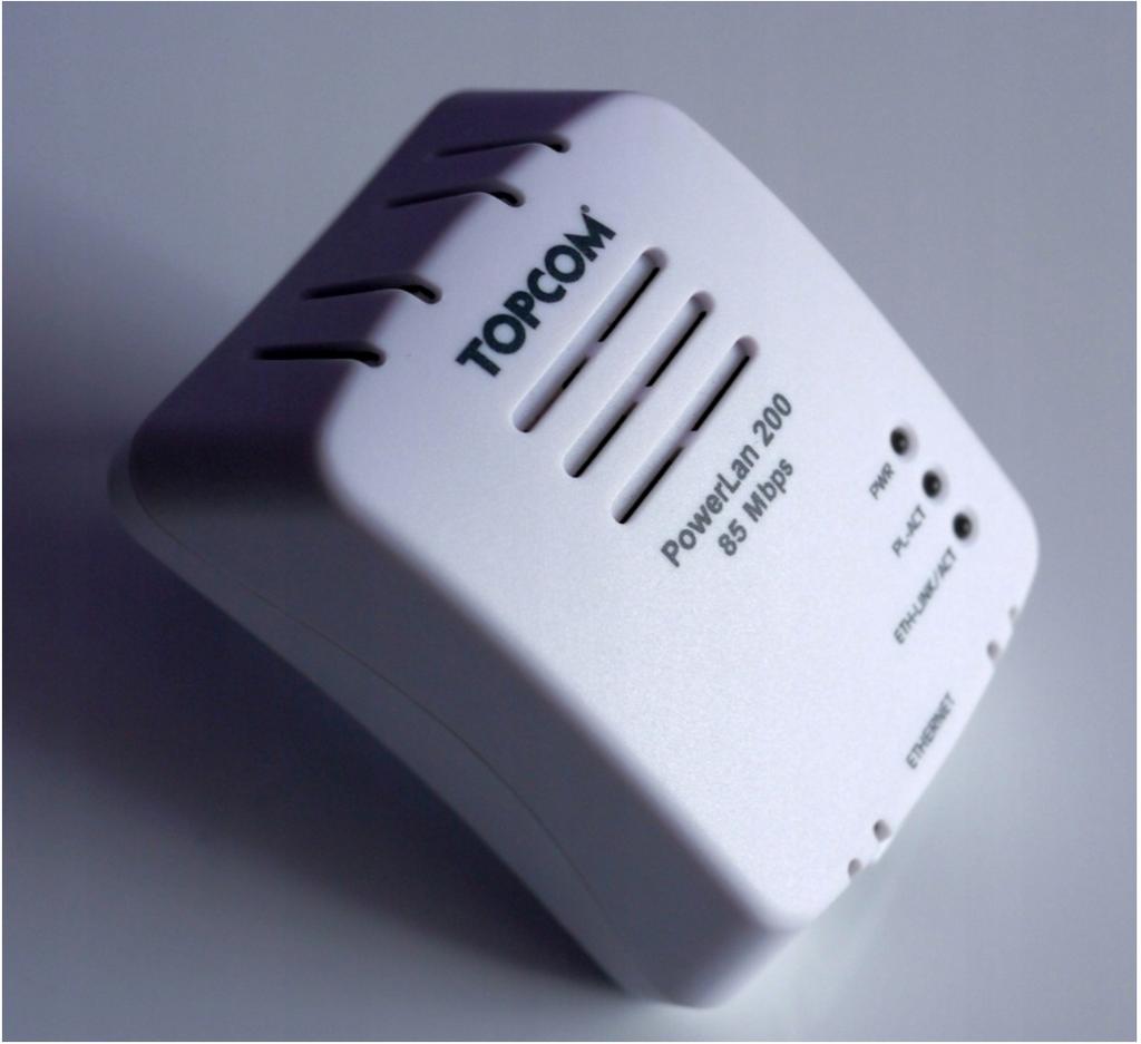 Topcom powerline 200 adaptor 85 mbps, Enlèvement ou Envoi, Utilisé