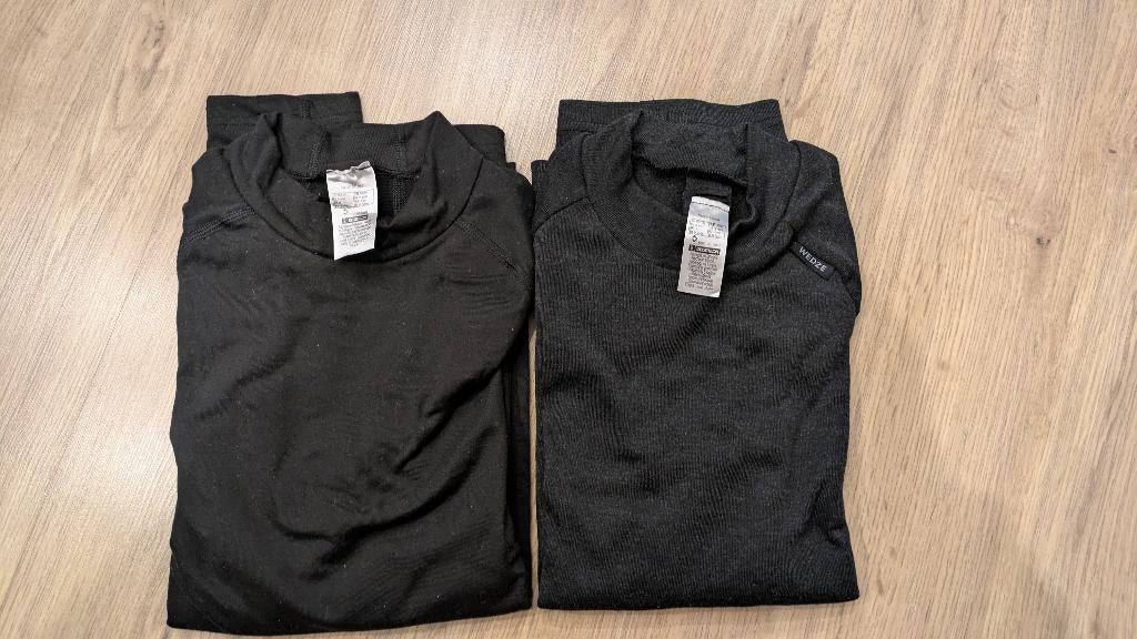2 thermiques noirs 14 ans, Sports & Fitness, Enlèvement ou Envoi, Utilisé, Vêtements