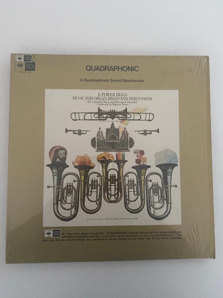 E. Power Biggs Columbia Brass And Percussion Ensemble 1972, Cd's en Dvd's, Ophalen of Verzenden, Zo goed als nieuw, 12 inch, Orkest of Ballet