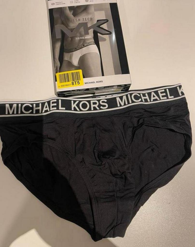 Slip Michael Kors en maille de nylon, Envoi, Noir, Michael Kors, Slip