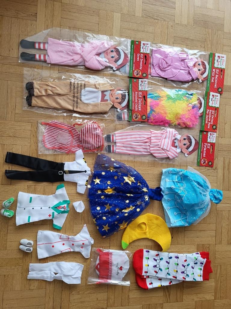 Attributen The Elf on the shelf, Ophalen