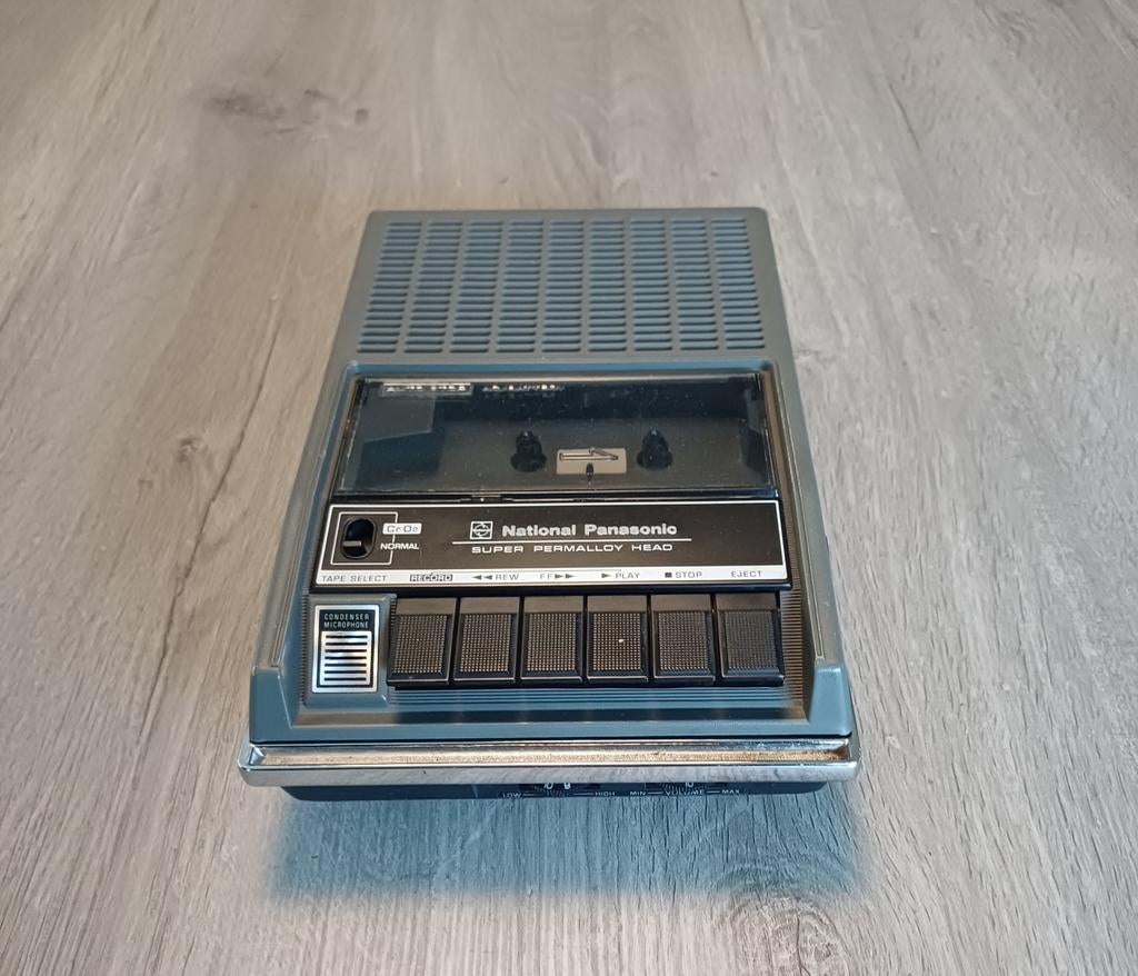 Vintage cassetterecorder van Panasonic, Audio, Tv en Foto, Cassettedecks, Ophalen of Verzenden