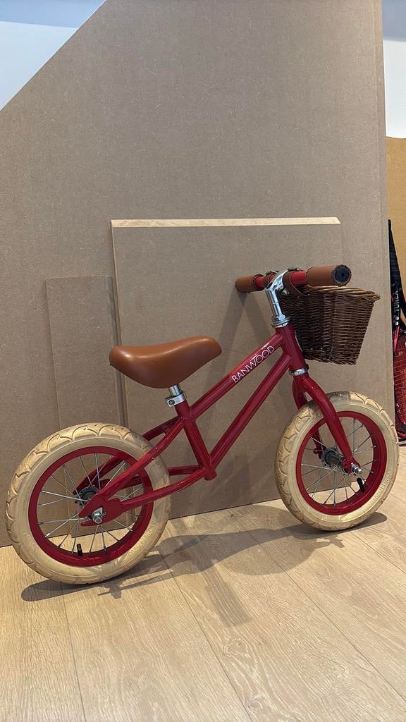 Kinder loopfiets banwood, Kinderen en Baby's, Ophalen, Zo goed als nieuw, Loopfiets