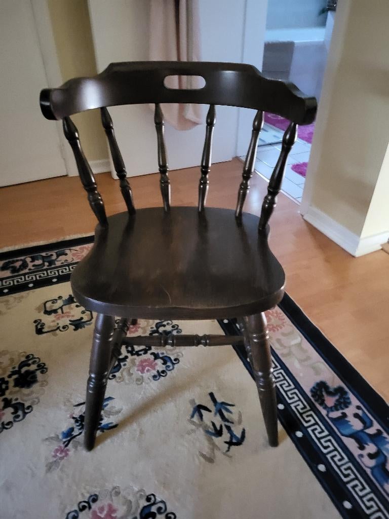Chaise en bois de type « western », Maison & Meubles, Chaises, Comme neuf, Bois, Une, Enlèvement