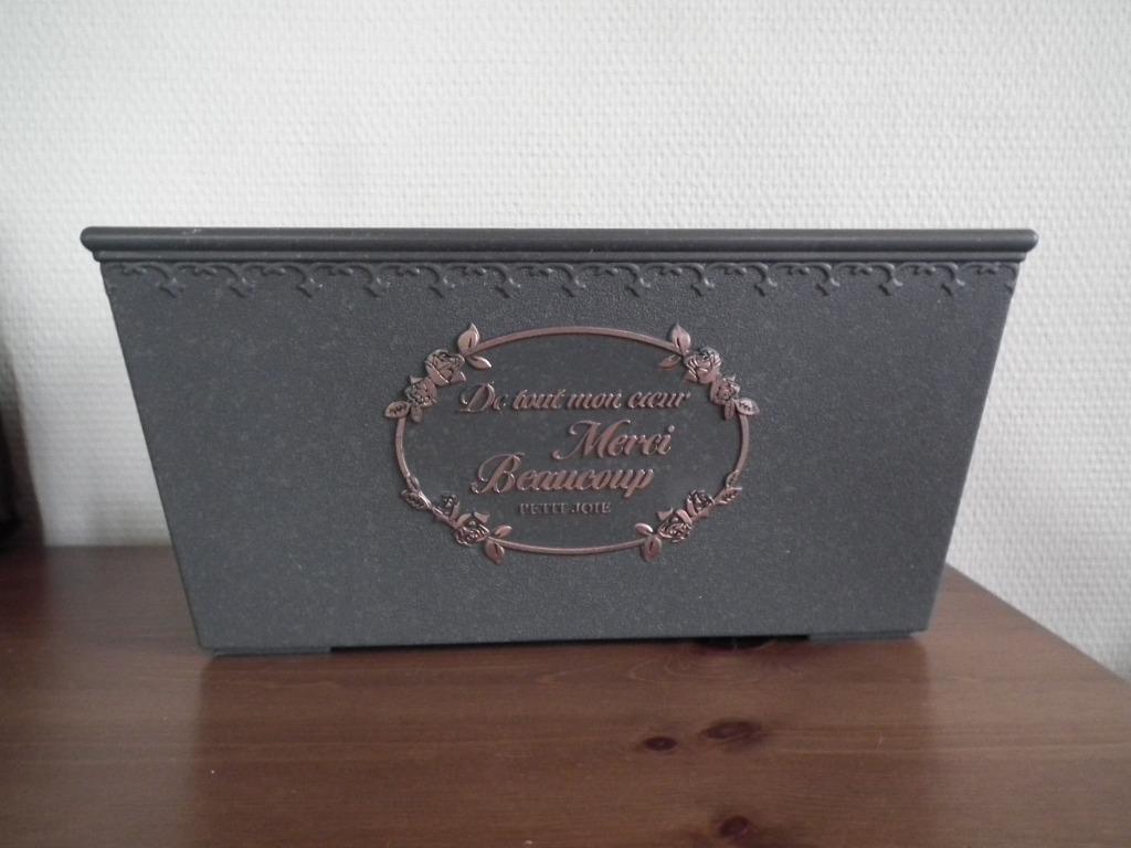 Jardinière en plastique (longueur 30 / largeur 14 / H 15 cm), Jardin & Terrasse, Envoi, Neuf