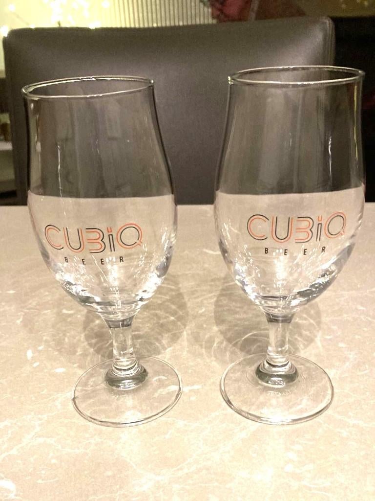 Bierglazen Cubiq, Ophalen, Nieuw