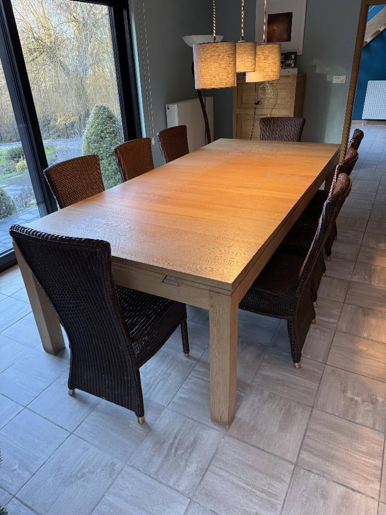 Table de salle à manger, Maison & Meubles, Tables | Tables à manger, Comme neuf, 100 à 150 cm, Enlèvement, Chêne