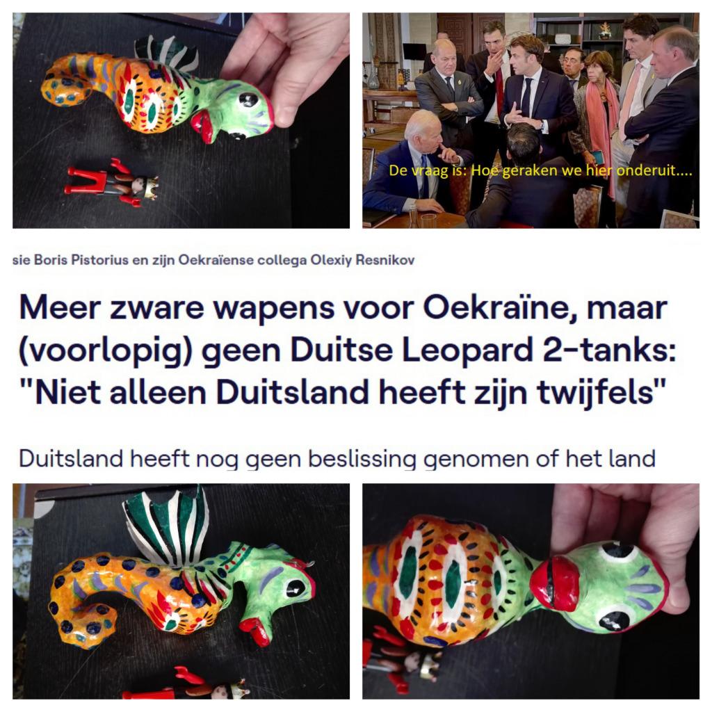 267) Oekrayntje, het kleurrijke zeepaardje (20cm), Antiek en Kunst, Ophalen of Verzenden