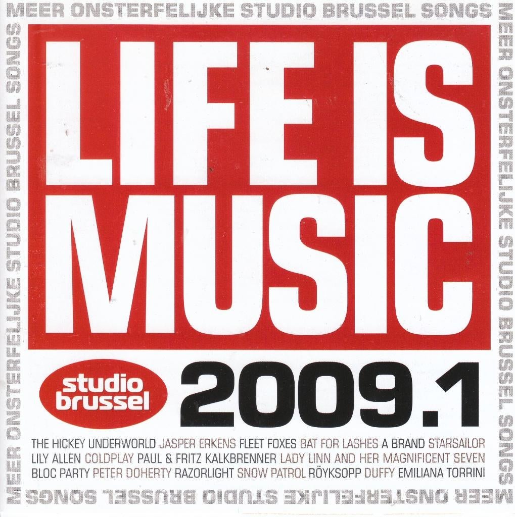 Life is music van Studio Brussel 2009 vol. 1, Verzenden, Pop