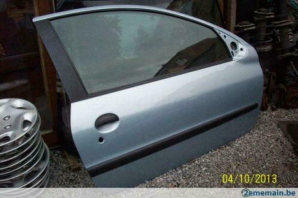 Porte droite peugeot 206 3 portes., Autos : Pièces & Accessoires, Droite, Enlèvement, Utilisé, Porte