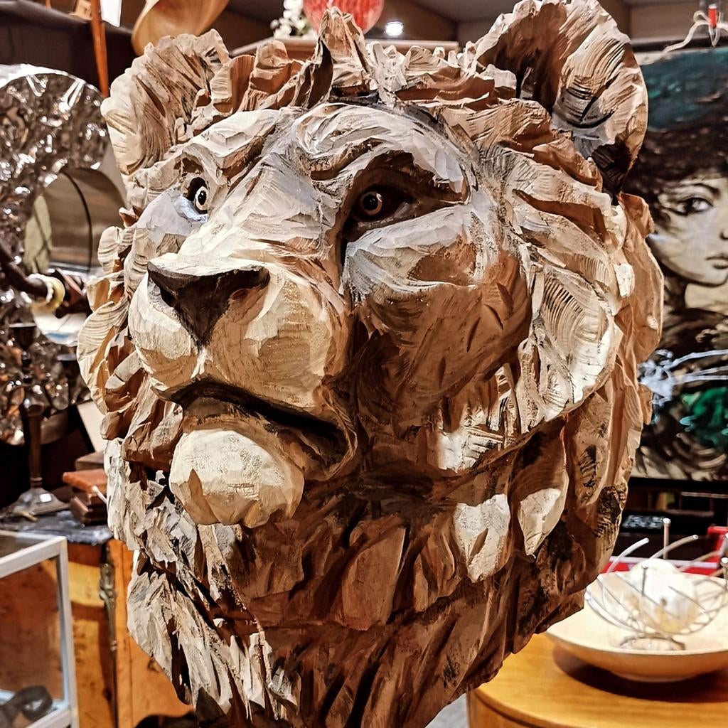 Superbe Tête de lion, Antiquités & Art, Enlèvement