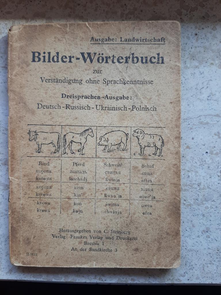 Bilder-Wörterbuch, Enlèvement ou Envoi, Deuxième Guerre mondiale, Utilisé, Autres sujets/thèmes