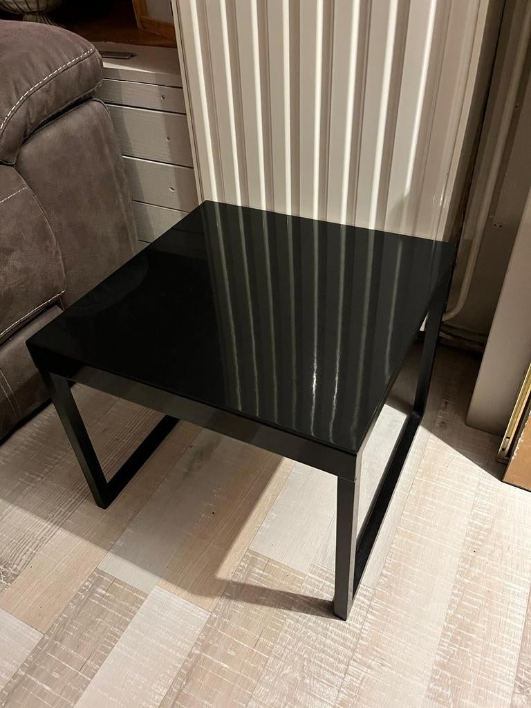 Petite table basse de salon  noire, Enlèvement, Chêne