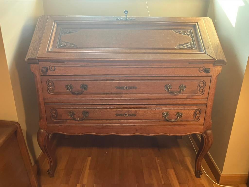 Houten secretaire, Antiek en Kunst, Antiek | Meubels | Kasten, Ophalen