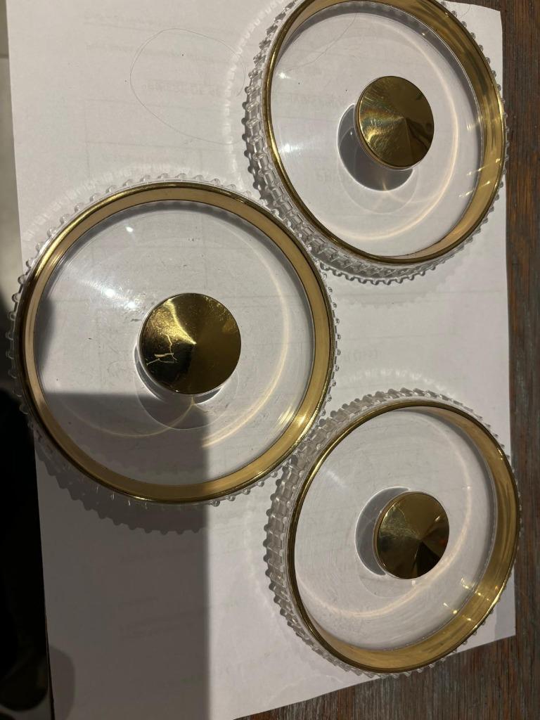 Radio TSF anciens boutons, lot de 3, parfait état, Envoi