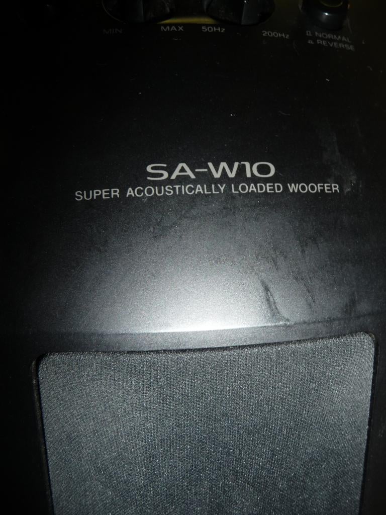 sony active super woofer SA-W10, Moins de 60 watts, Subwoofer, Enlèvement, Utilisé