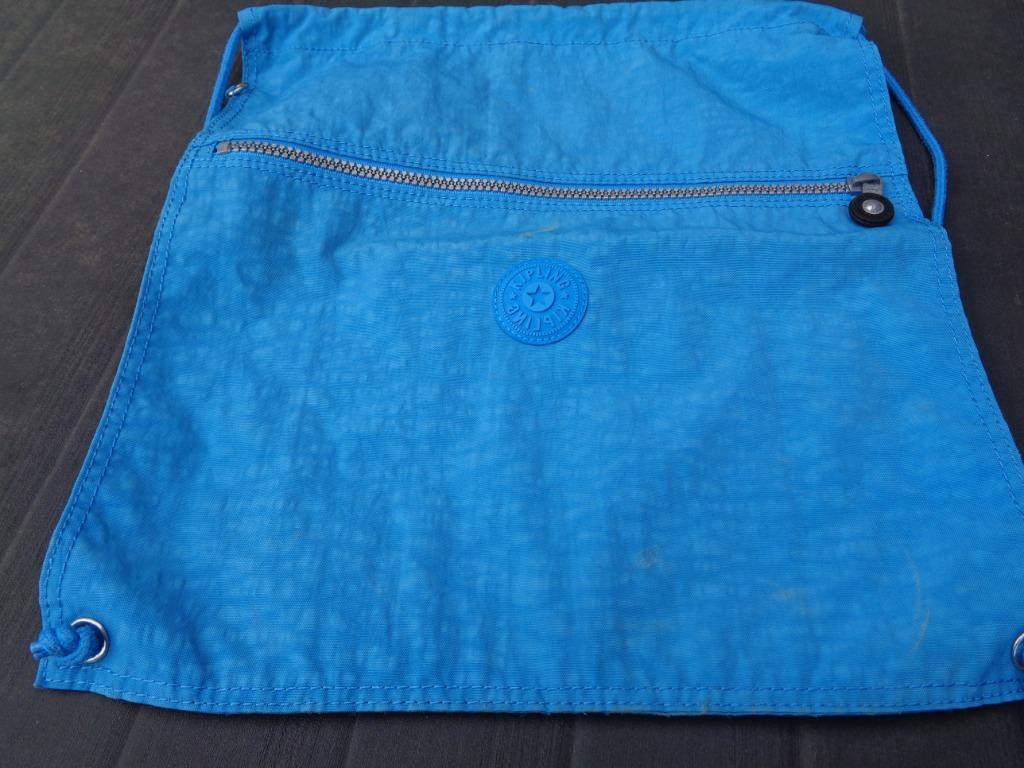 Sac de gym Kipling bleu, Enlèvement ou Envoi, Utilisé, Bleu