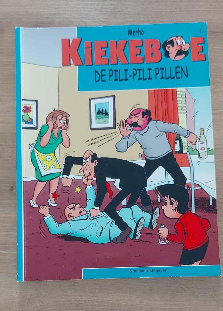 Kiekeboe 21 De pili-pili pillen, Boeken, Eén stripboek, Ophalen of Verzenden, Gelezen, Merho