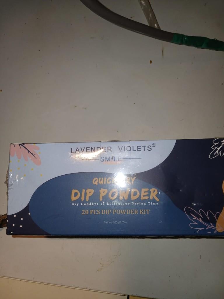 Lavender Violets 20 Pcs Dip Powder Kit de vernis à ongles, Neuf, Maquillage, Enlèvement ou Envoi, Autres couleurs