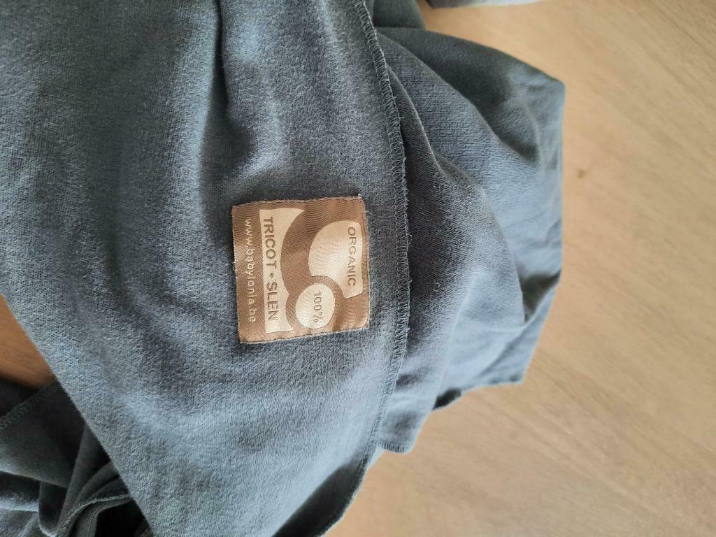 Babylonia Rekbare draagdoek Tricot-Slen anthracite, Kinderen en Baby's, Ophalen of Verzenden, Zo goed als nieuw