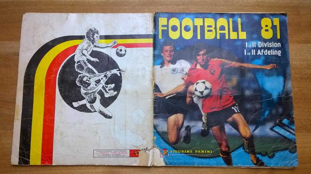 PANINI FOOTBALL BELGIUM 81, Ophalen of Verzenden, Gebruikt, Boek of Tijdschrift