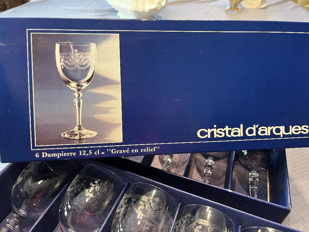 verres en cristal d'arques, Enlèvement, Comme neuf, Autres types
