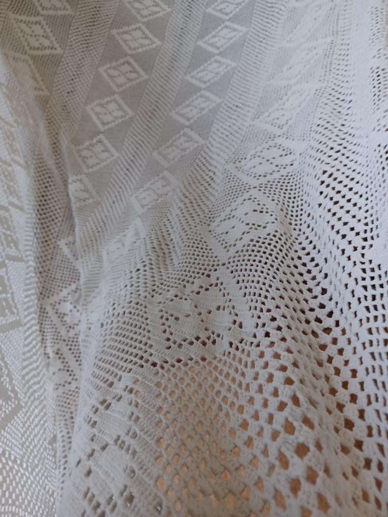 Mooie gehaakte katoenen bedsprei, Antiek en Kunst, Ophalen of Verzenden