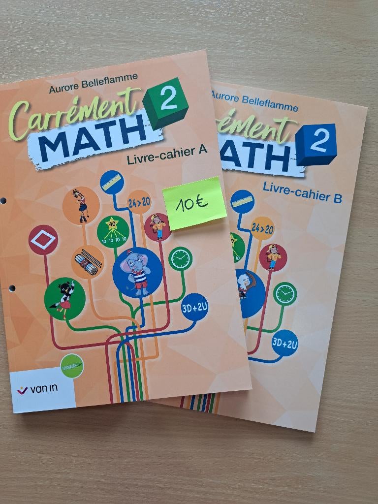 Carrément math 2 - Manuel scolaire math, Livres, Enlèvement, Neuf, Primaire, Mathématiques A