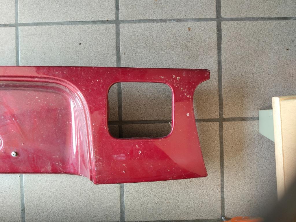 Support de plaque arrière arrière d'origine Honda Crx Del So, Enlèvement
