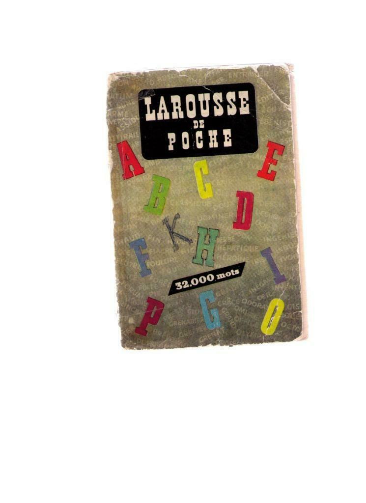 Larousse de poche - dictionnaire de 32 000 mots - 1959, Enlèvement ou Envoi, Utilisé, Français, Collectif