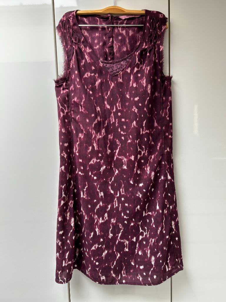 Garcia Jeans paars gevoerde jurk - Maat M, Kleding | Dames, Jurken, Maat 38/40 (M), Paars, Ophalen of Verzenden, Zo goed als nieuw