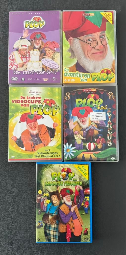 Plop dvd’s 5 Stuks, Ophalen of Verzenden, Gebruikt