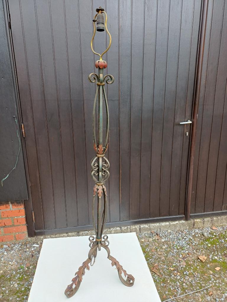 frame antieke staande lamp in smeedwerk, Enlèvement