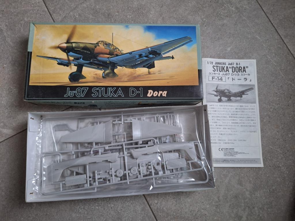 Fujimi Ju-87 Stuka D-1 Dora, Ophalen