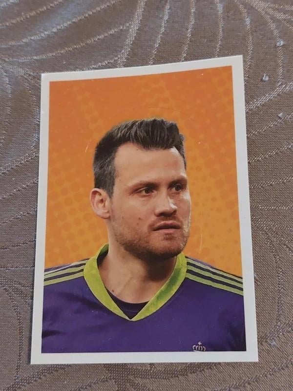 Panini / sticker / Simon Mignolet/Closer to the Red Devils, Enlèvement ou Envoi, Neuf, Affiche, Image ou Autocollant