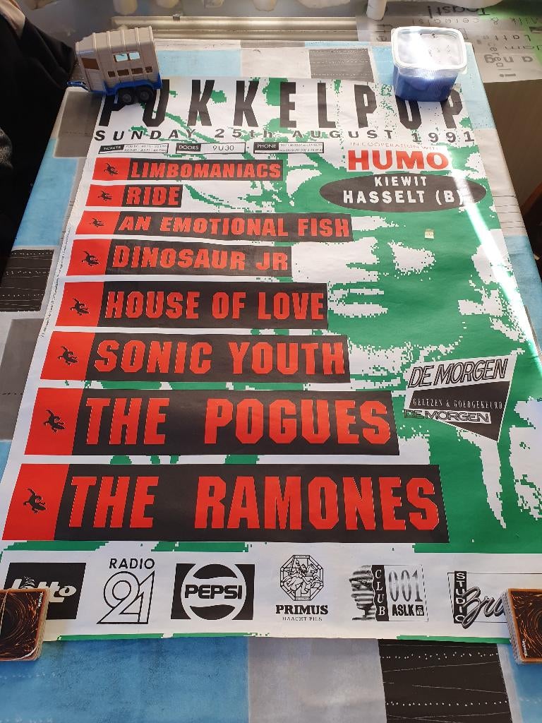 Festival Affiches, Verzamelen, Posters, Gebruikt, Muziek, A1 t/m A3, Rechthoekig Staand, Ophalen