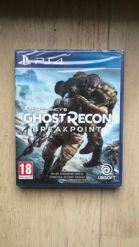 Gesealde Tom Clancy’s Ghost Recon Breakpoint (ps4)., Games en Spelcomputers, Games | Sony PlayStation 4, Zo goed als nieuw, Online
