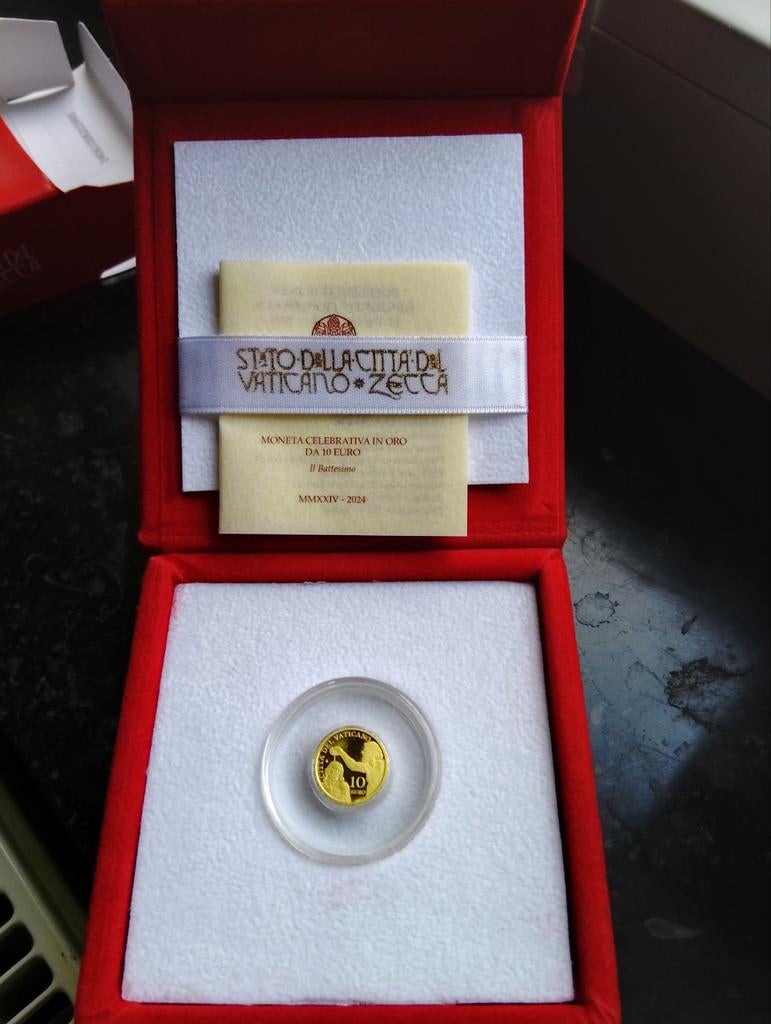 Vatican 10€ or 2024, Verzenden, Vaticaanstad, Goud