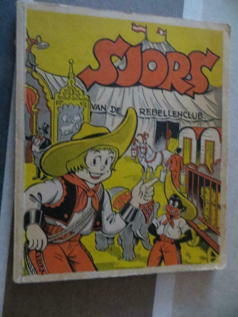 Sjors van de Rebellenclub als Circus-artiest 1950, Boeken, Gelezen, Eén stripboek, Ophalen of Verzenden, Frans Piët