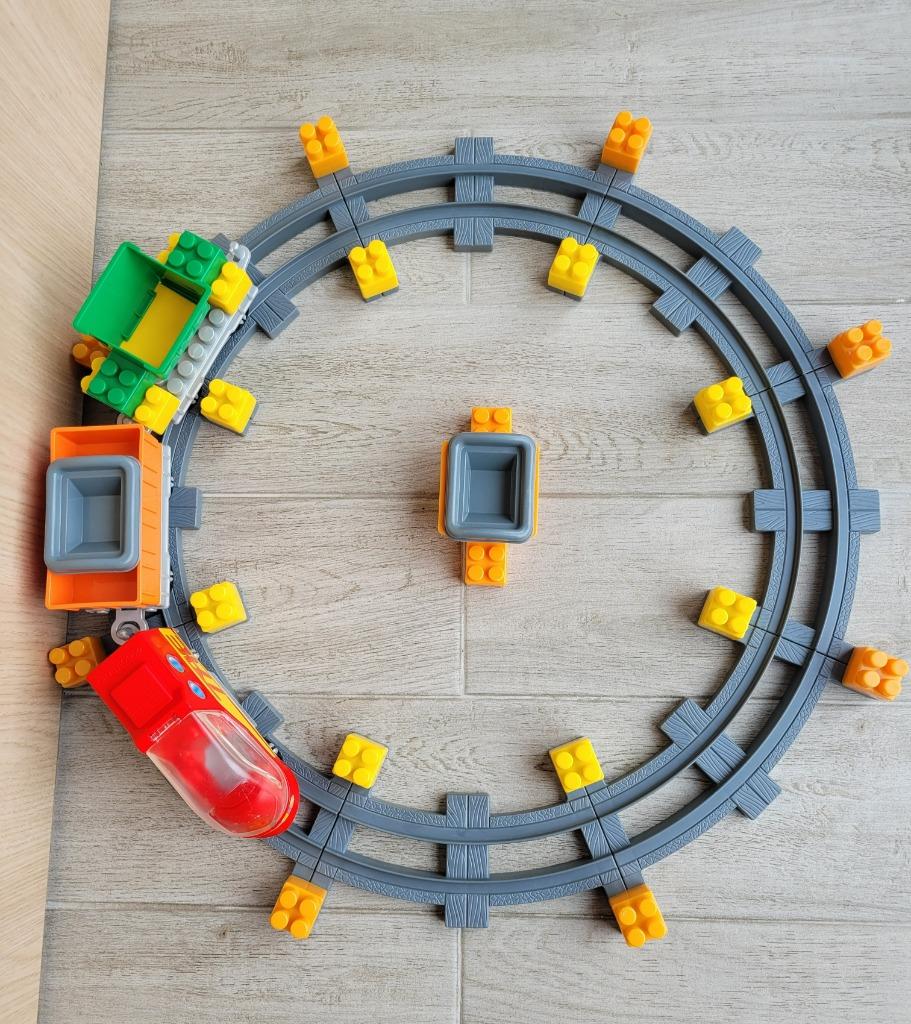 Abrick (Ecoiffier) treinset (vanaf 2 jaar), Ophalen of Verzenden, Zo goed als nieuw, Abrick