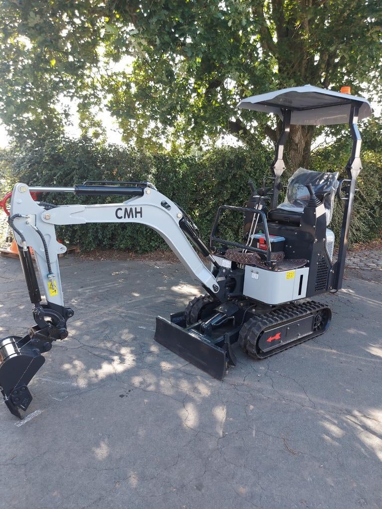 Minigraver 1.3T joystick! Zwenkgiek en rubsverstelling, Enlèvement, Excavatrice
