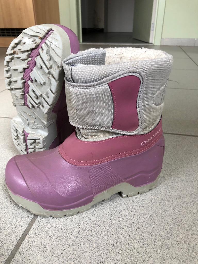 sneeuwlaarzen Quechua maat 34 35, Kinderen en Baby's, Ophalen, Gebruikt, Quechua, Meisje