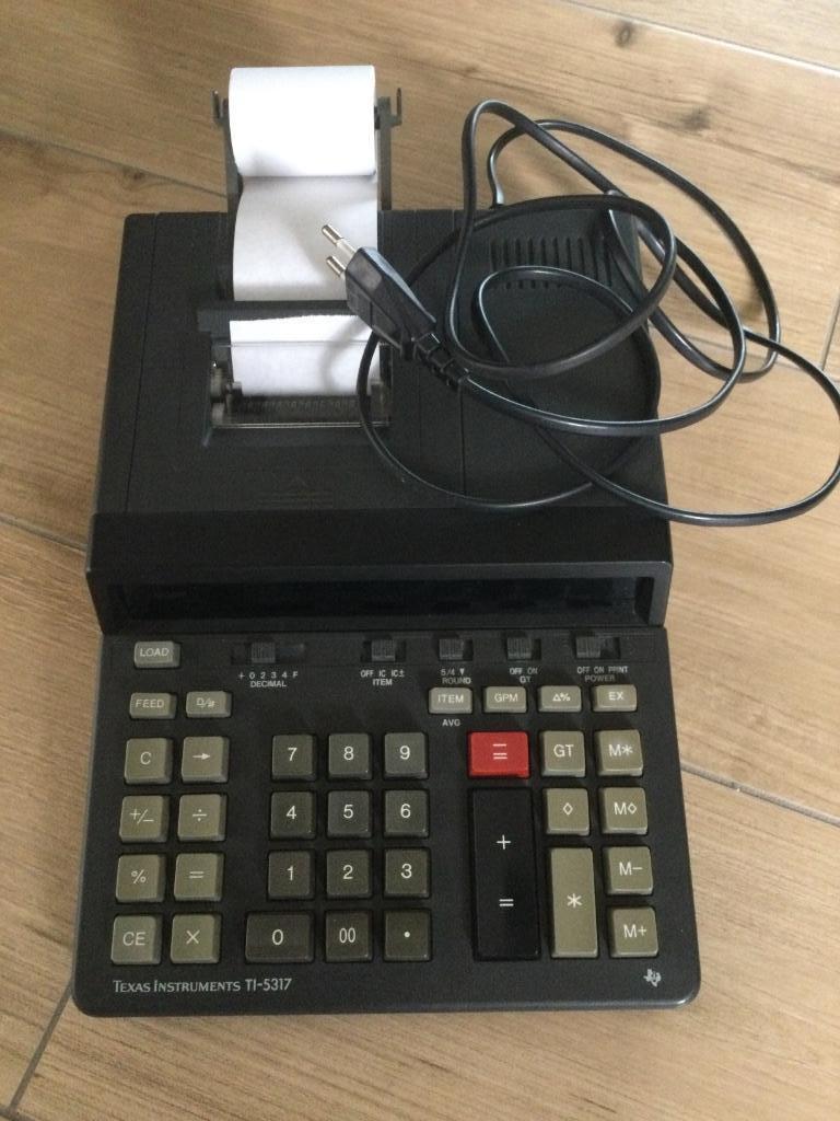 Texas instruments TI-5317 rekenmachine met papierrol, Ophalen, Zo goed als nieuw