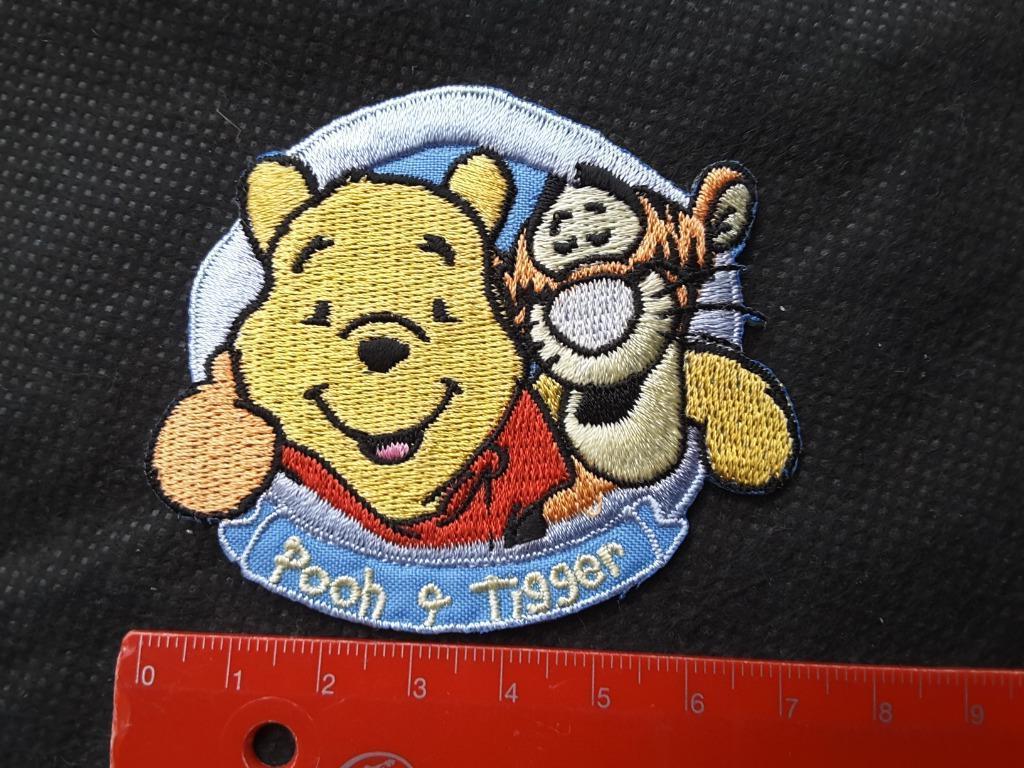applique brodée à coudre et/ou repasser motif Pooh & Tigger, Enlèvement ou Envoi, Neuf